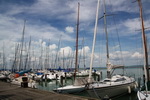 Hafen am Balaton in Ungarn